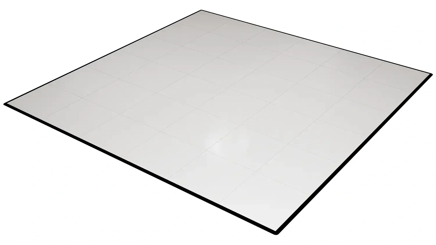 18' x 18' White Dance Floor