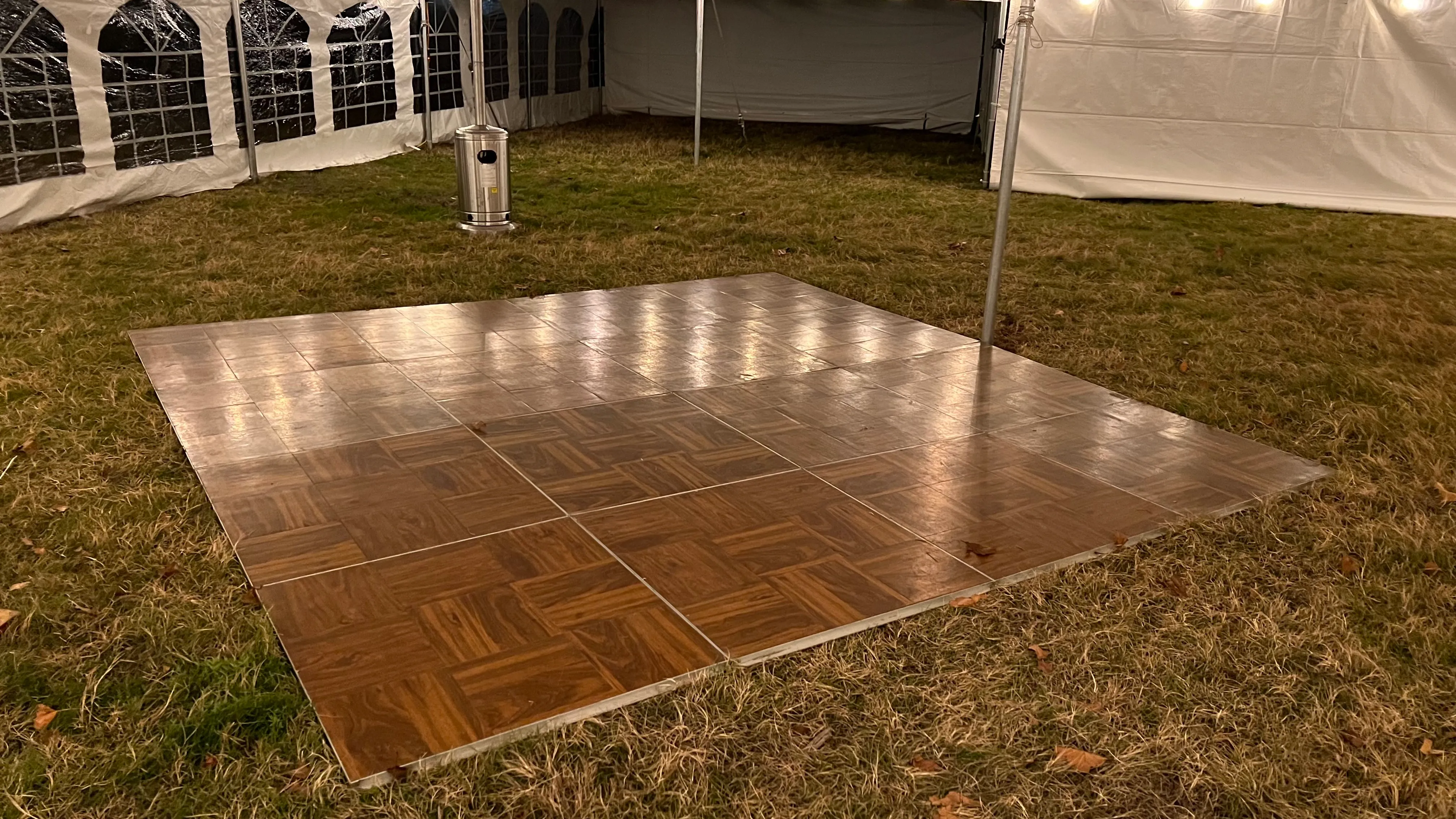 15' x 15' Dark Maple Dance Floor