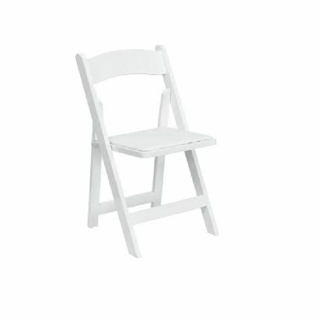 White Garden Padded Chair