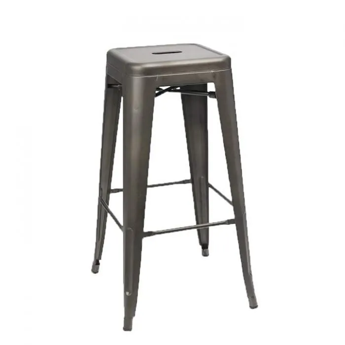 Bar Stool - Gun Metal