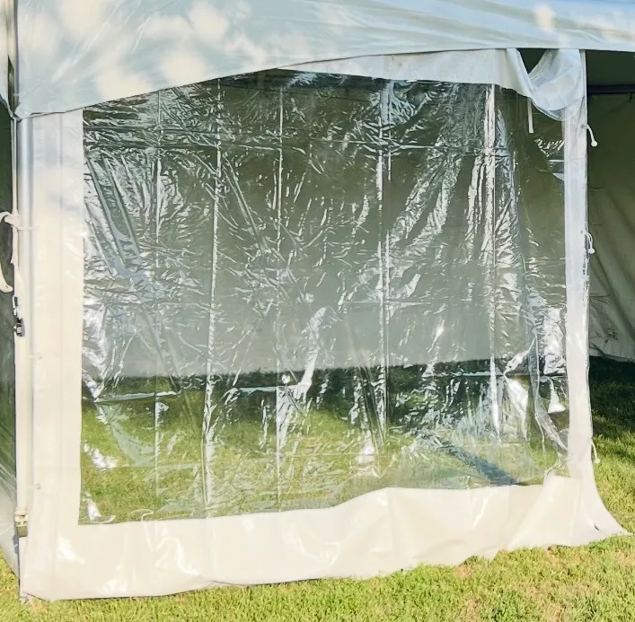 Clear Side Wall (Per Linear Foot)