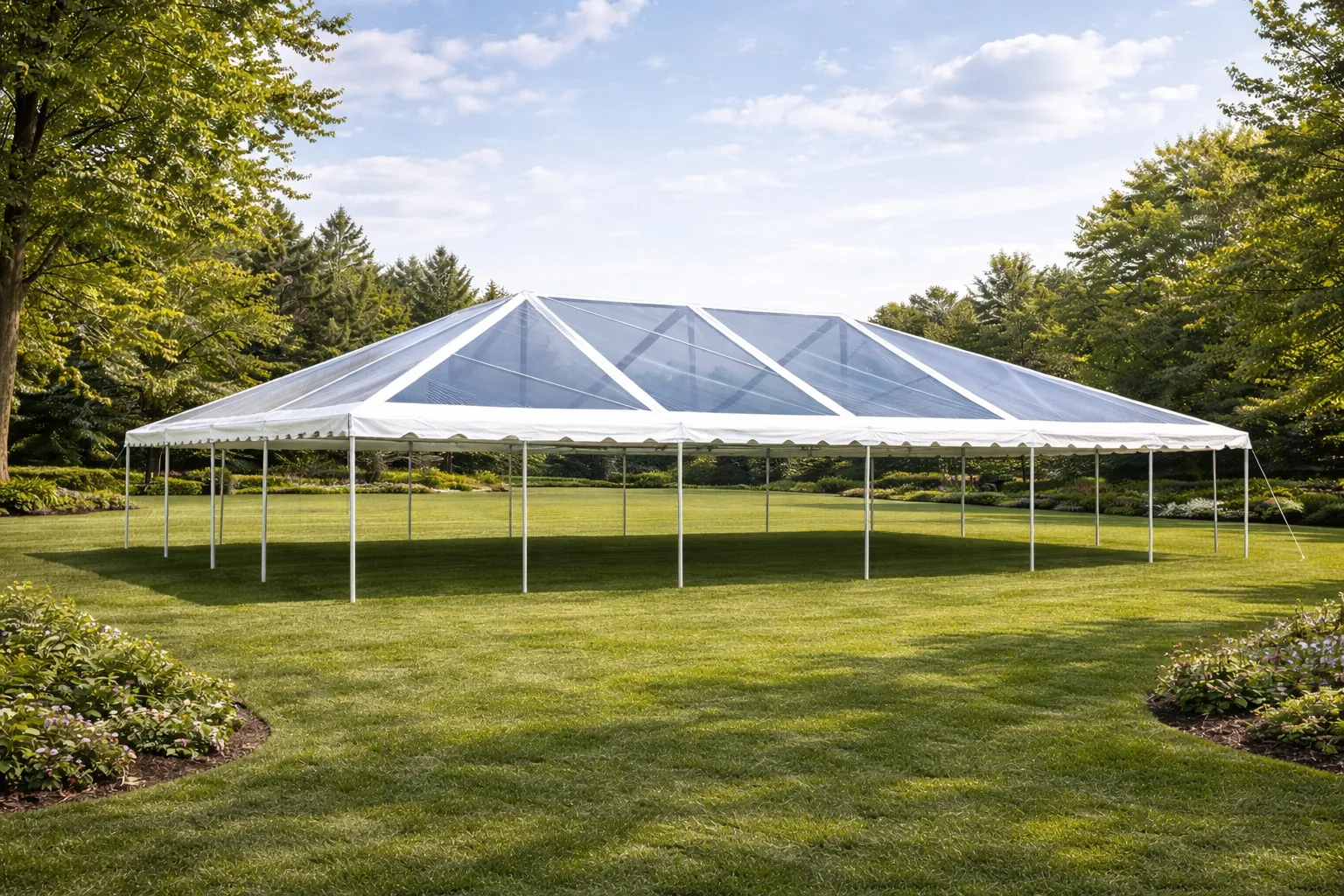 40 x 60 Clear Top Frame Tent 