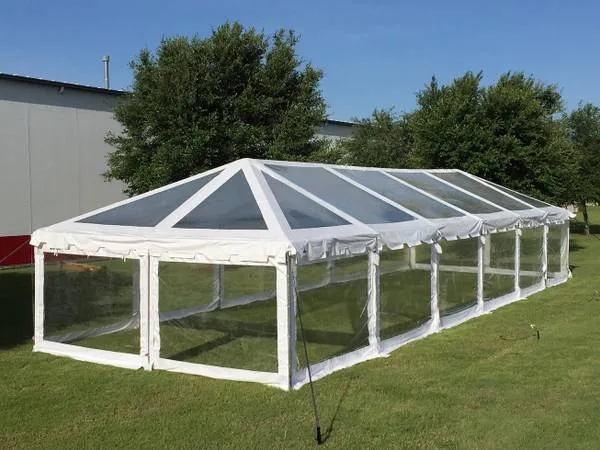 20 x 60 Clear Top Frame Tent
