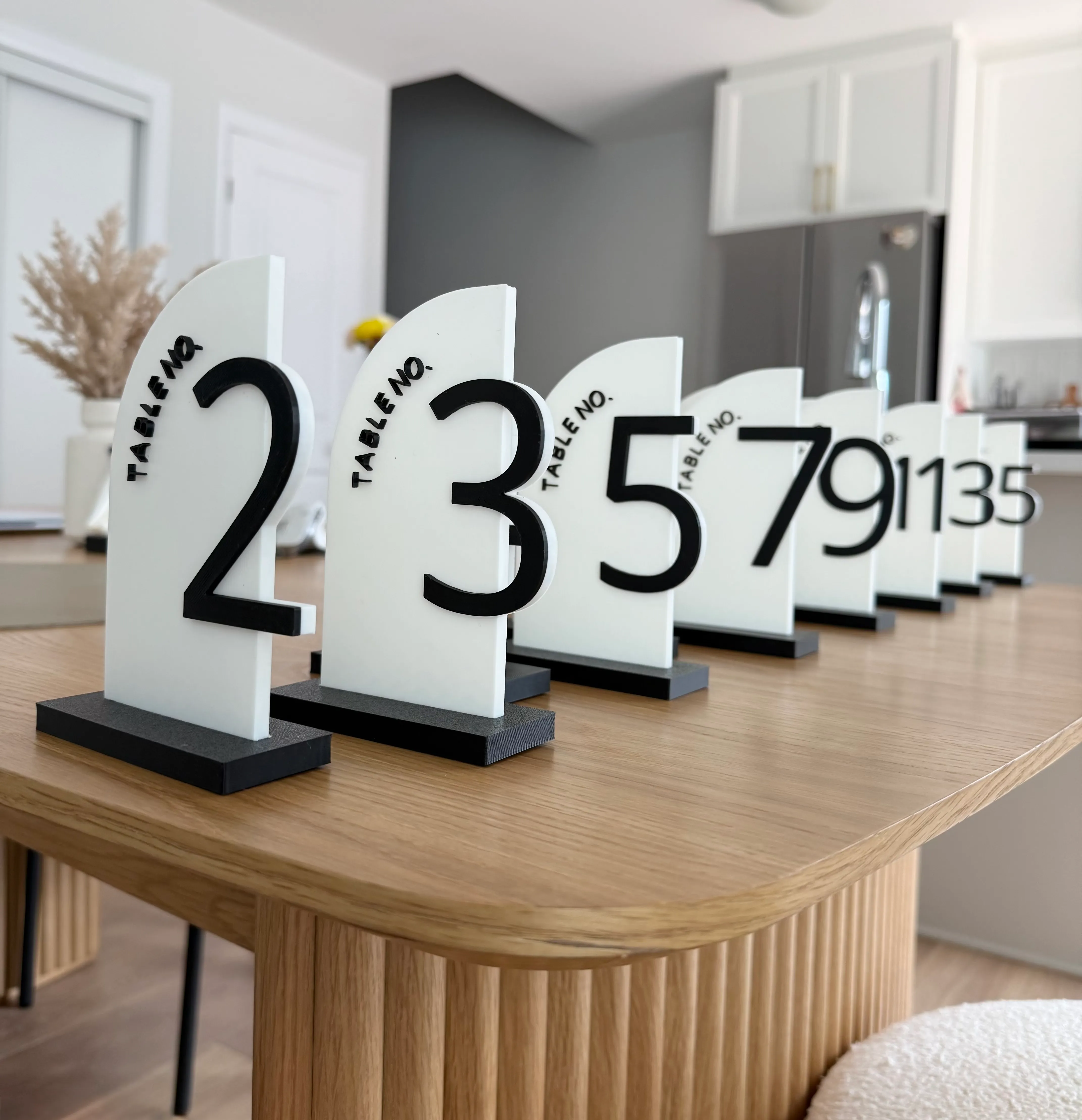 Table Numbers (1-60 Available) 