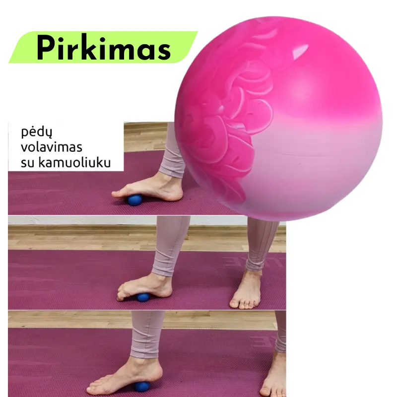 Masažinis kamuoliukas pėdoms