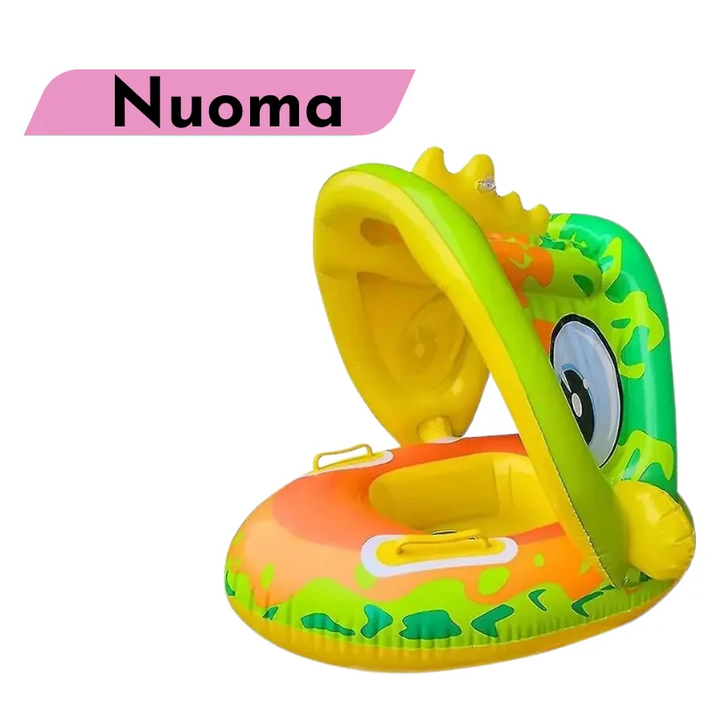 Plaukiojimo ratukas vaikui su apsauga nuo saulės