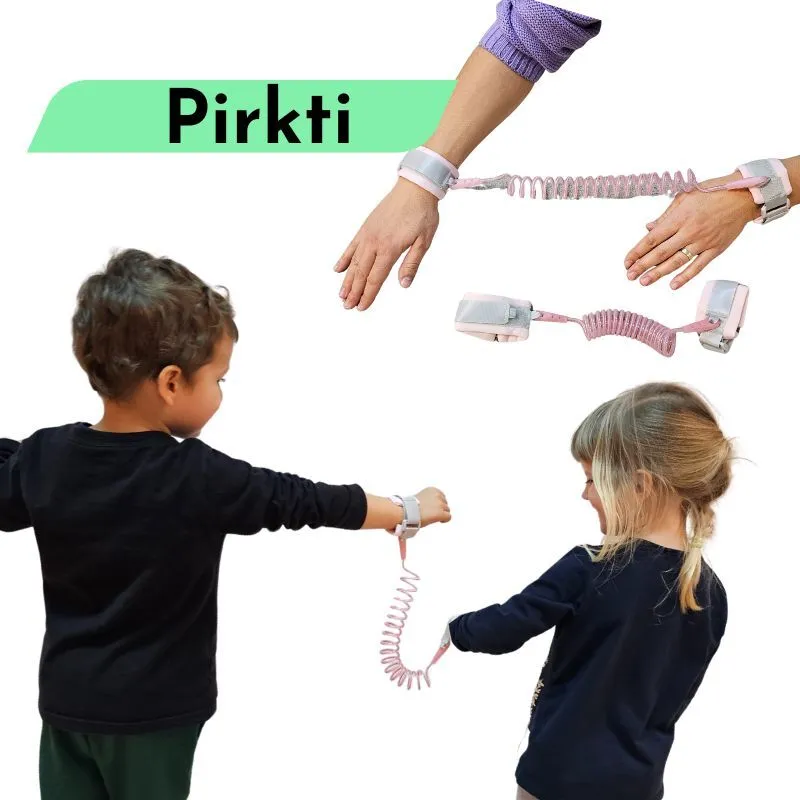 Saugos dirželis vaikui ant riešo (pirkti)