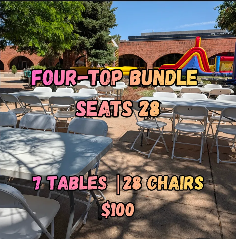 Four-Top Bundle | Seats 28