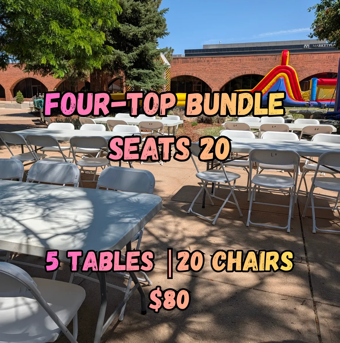 Four-Top Bundle | Seats 20