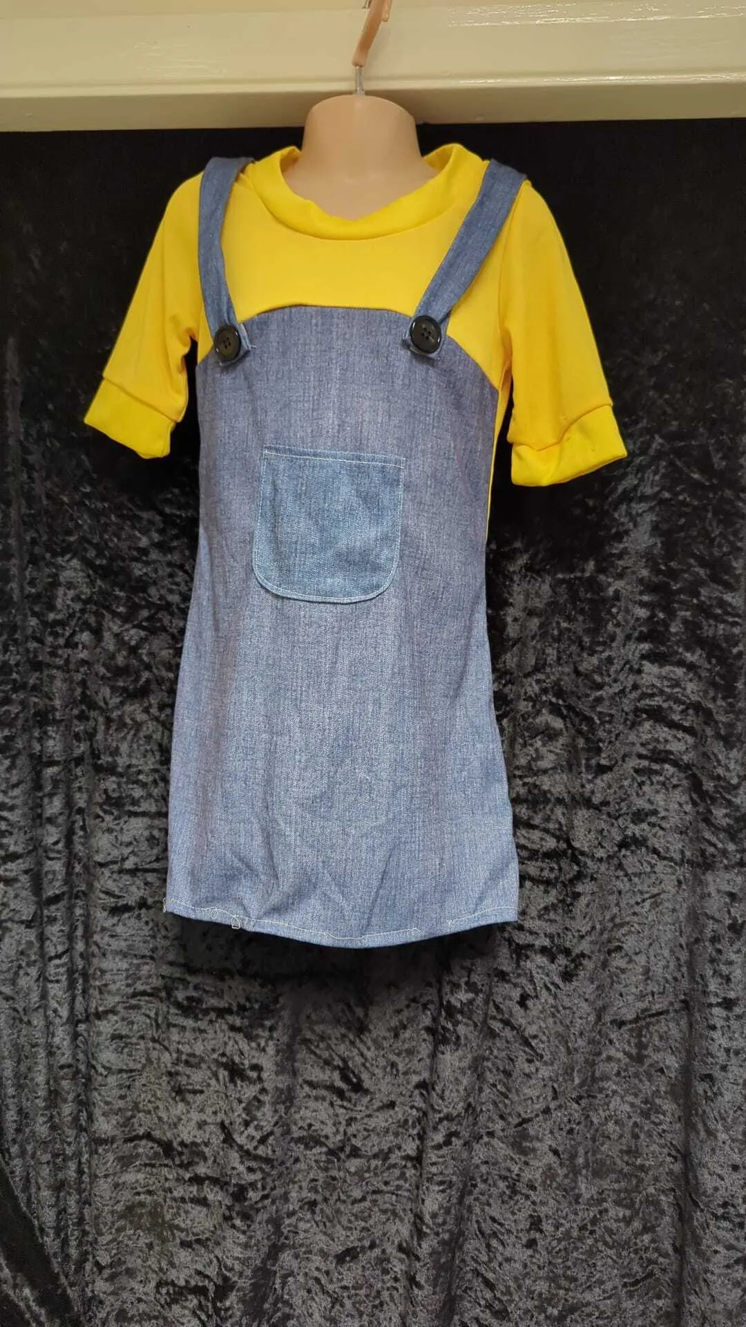 Minions costume with attached dress