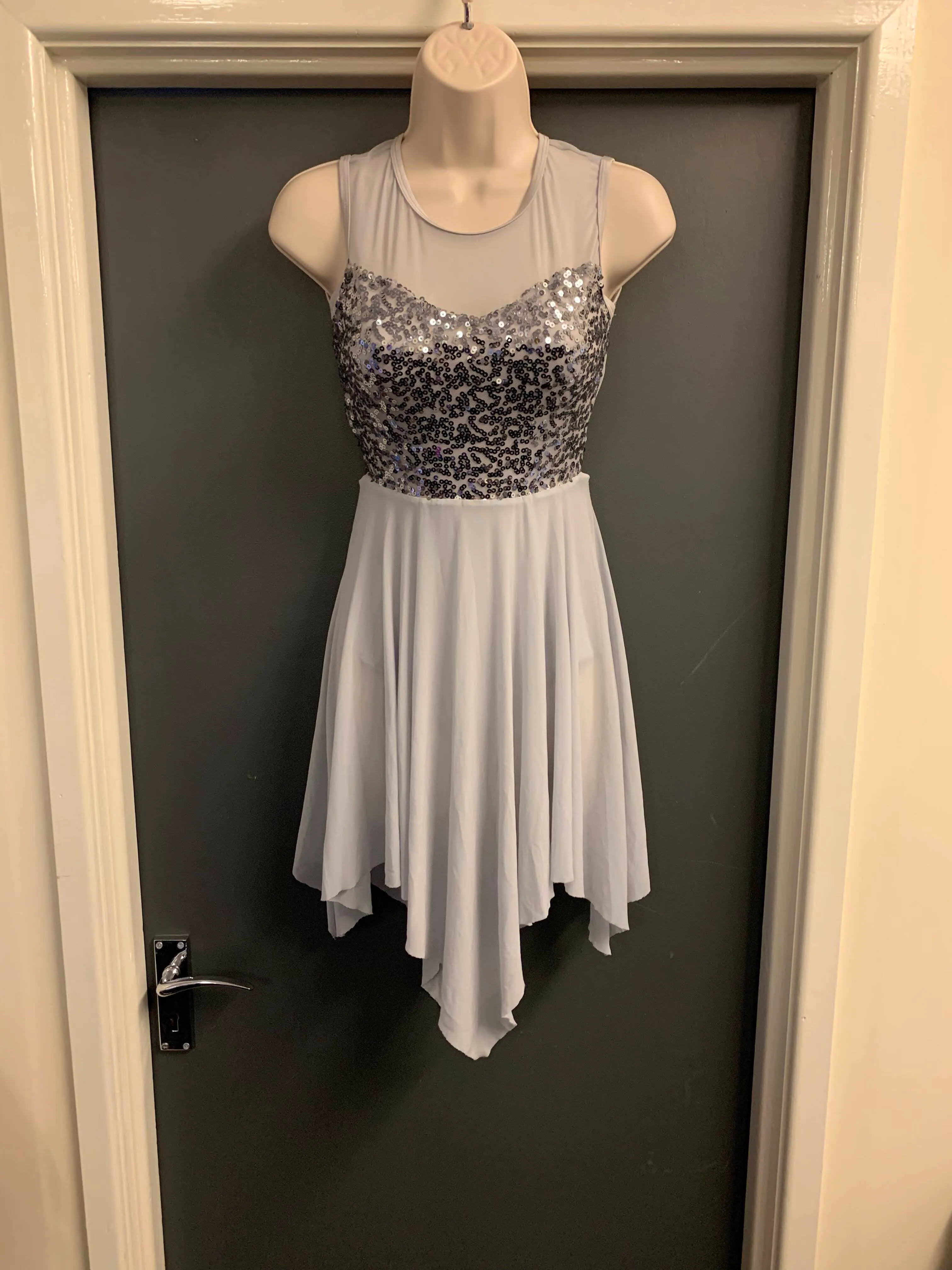 Grey lyrical dress
