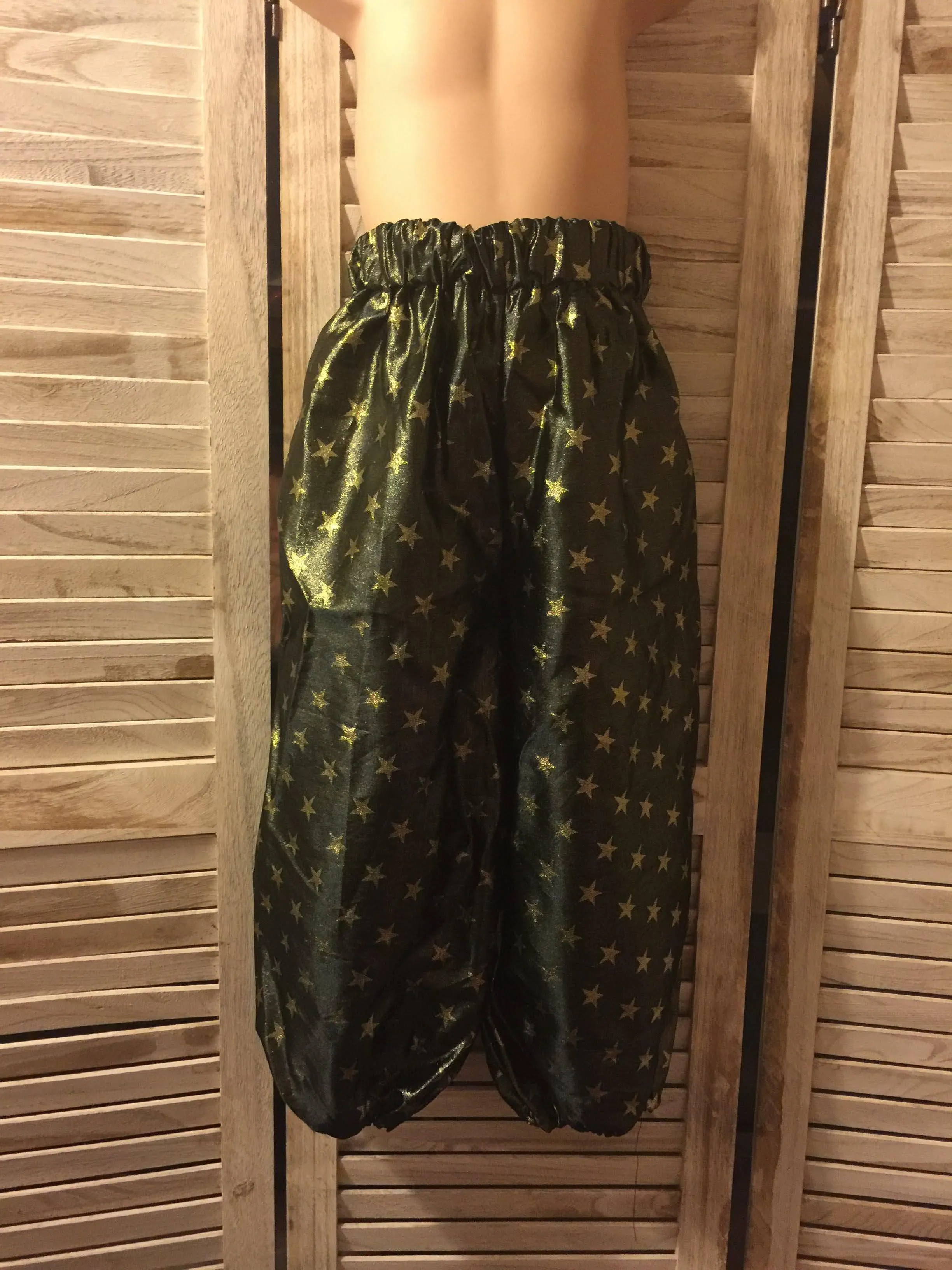 Black and gold star pants