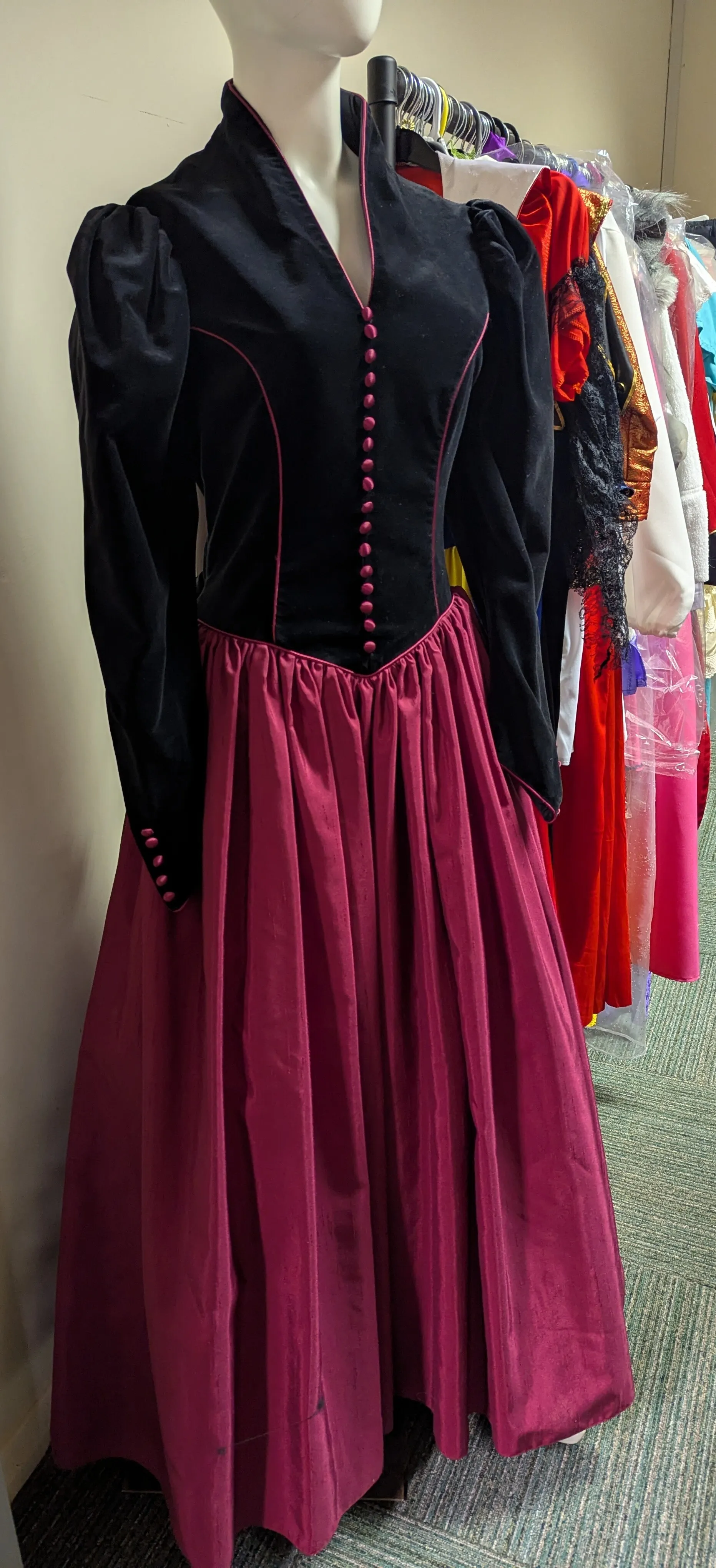 Victorian long sleeved dress