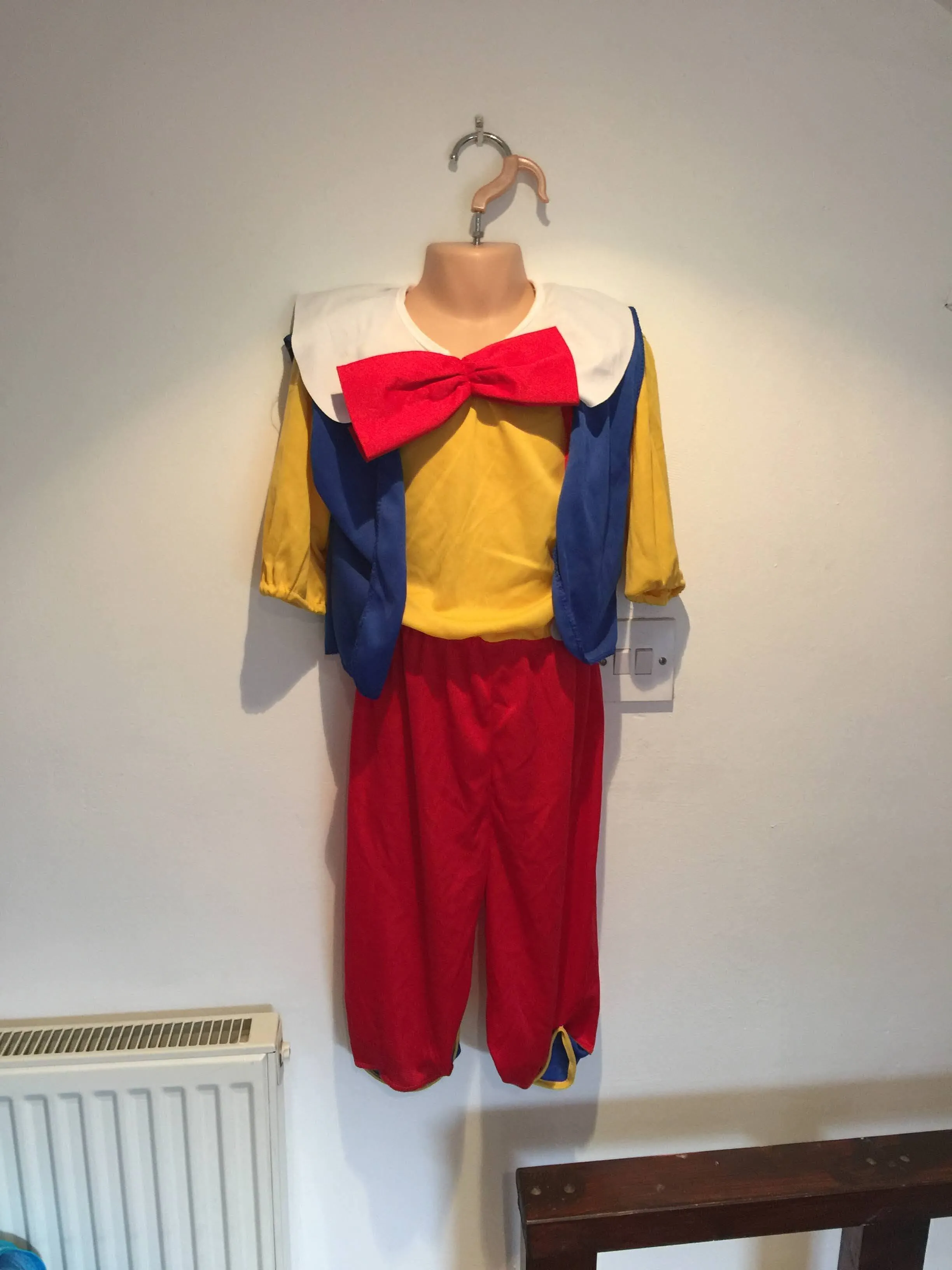 Dwarf/Pinocchio costumes with blue hat