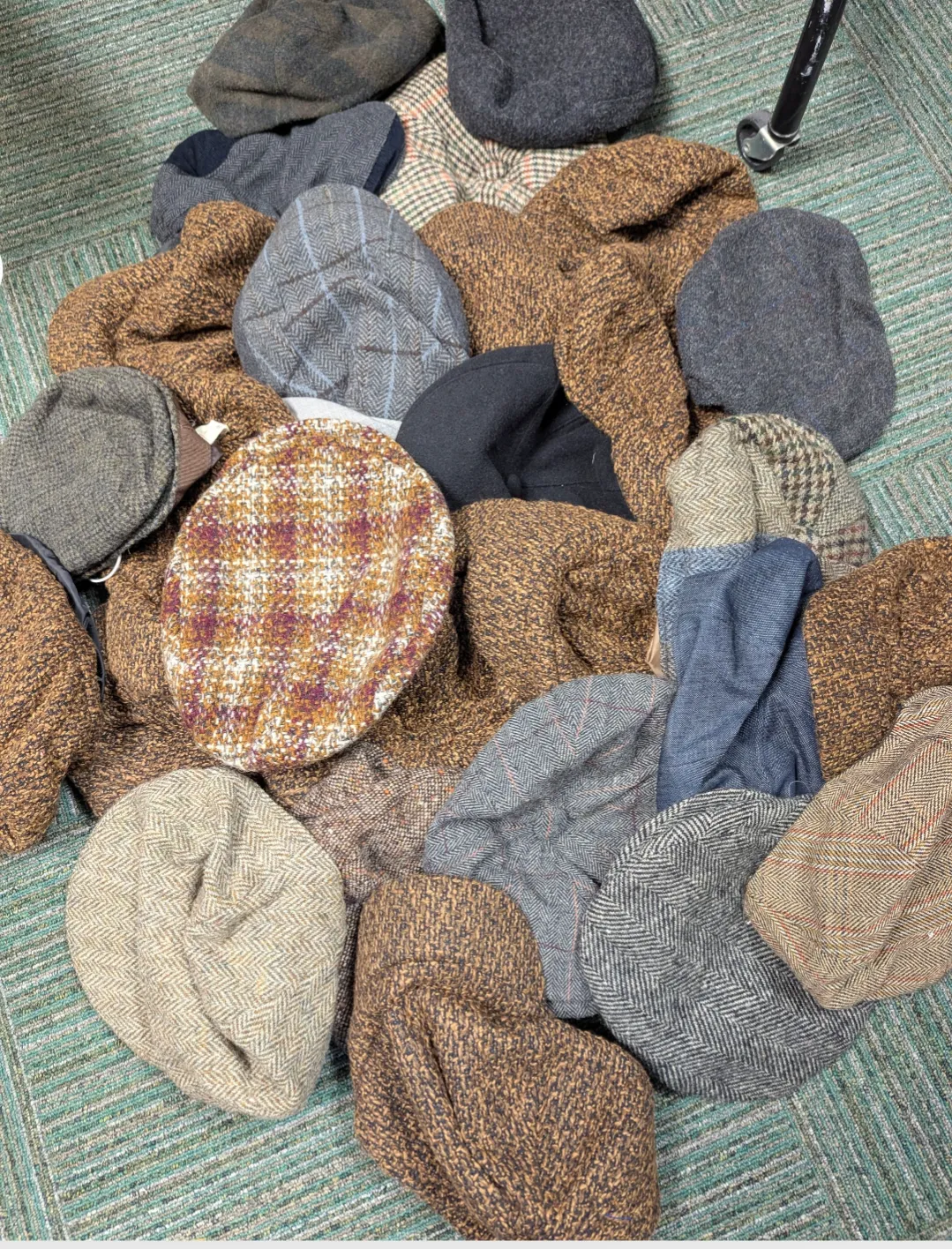 Flat caps - various sizes, colours and styles