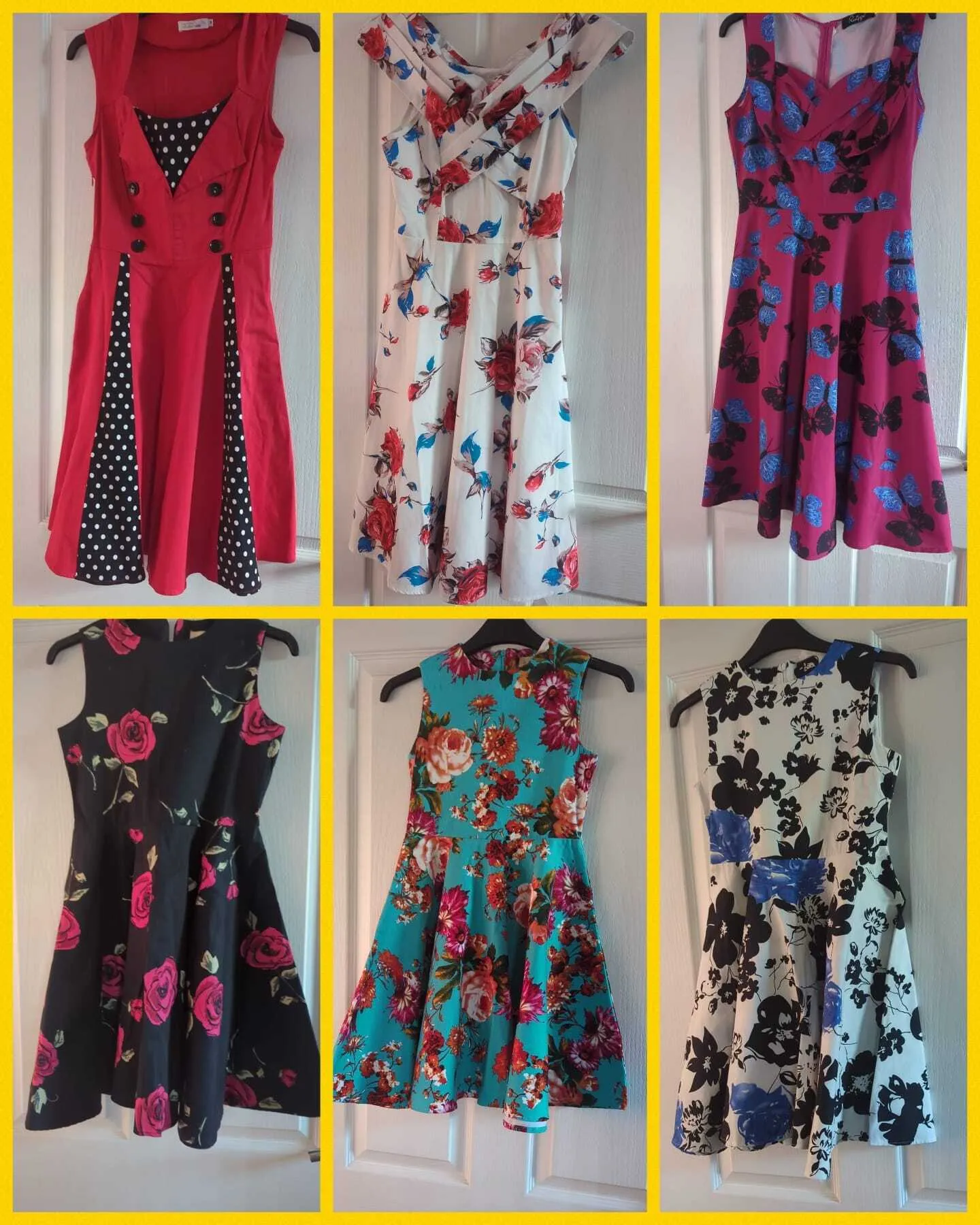 1950's/1960's Dresses various sizes, styles and colours