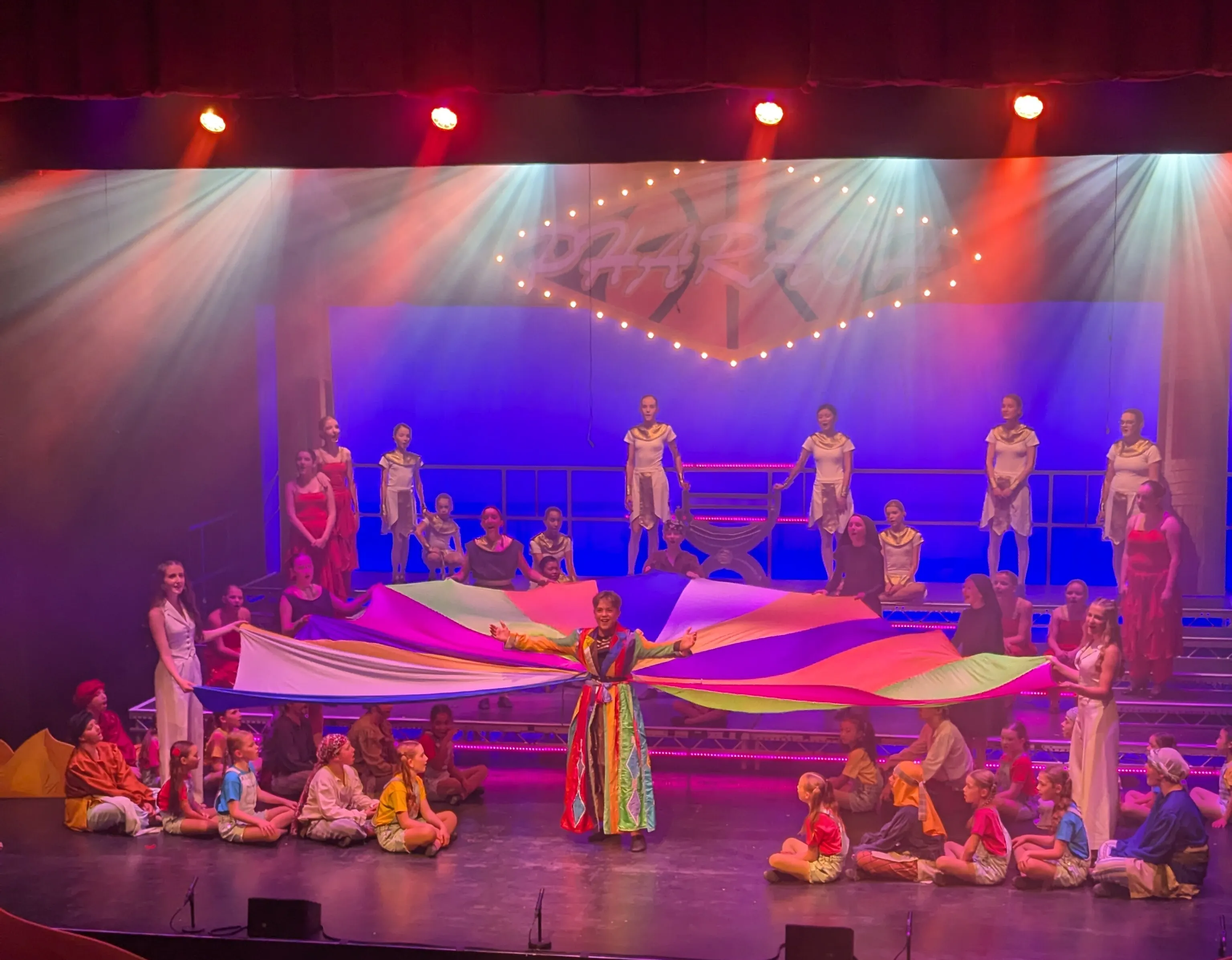 Joseph - Coat of many colours - very large skirt optional