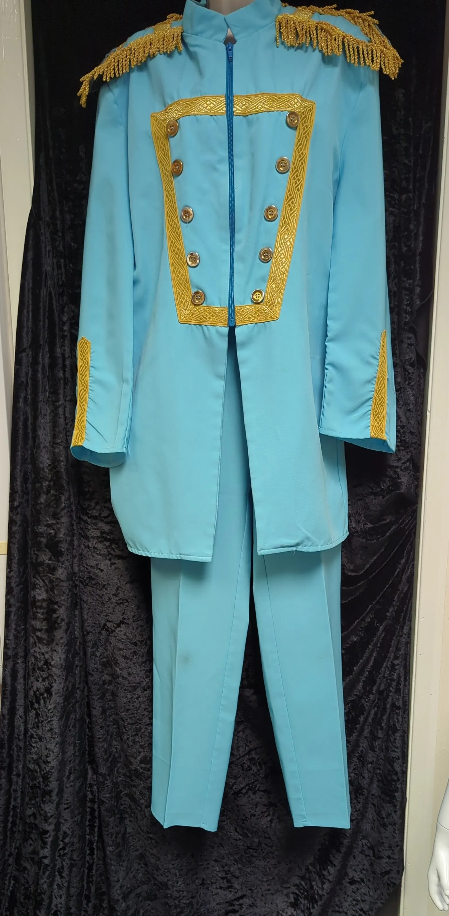 Sergeant Pepper Suit Light Blue (Jacket & Trousers) - 60's style