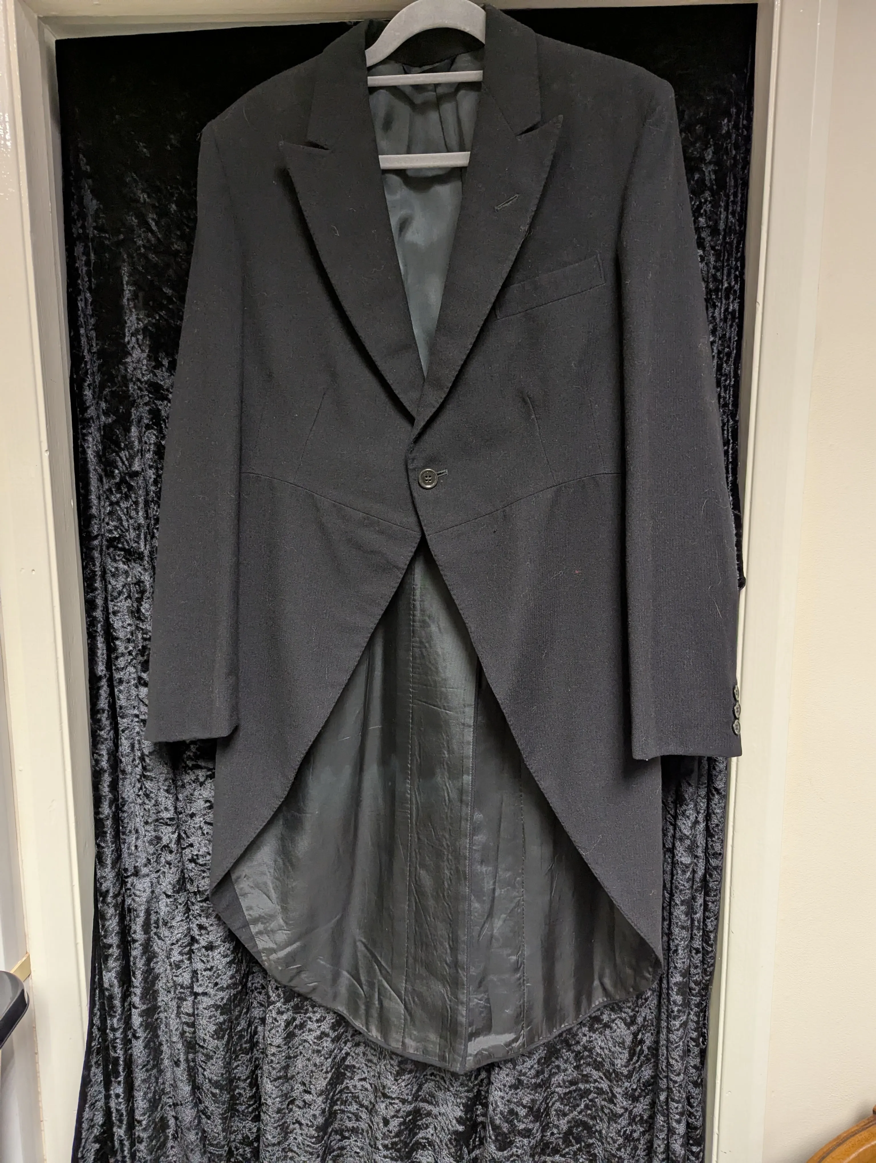 Black tailcoat