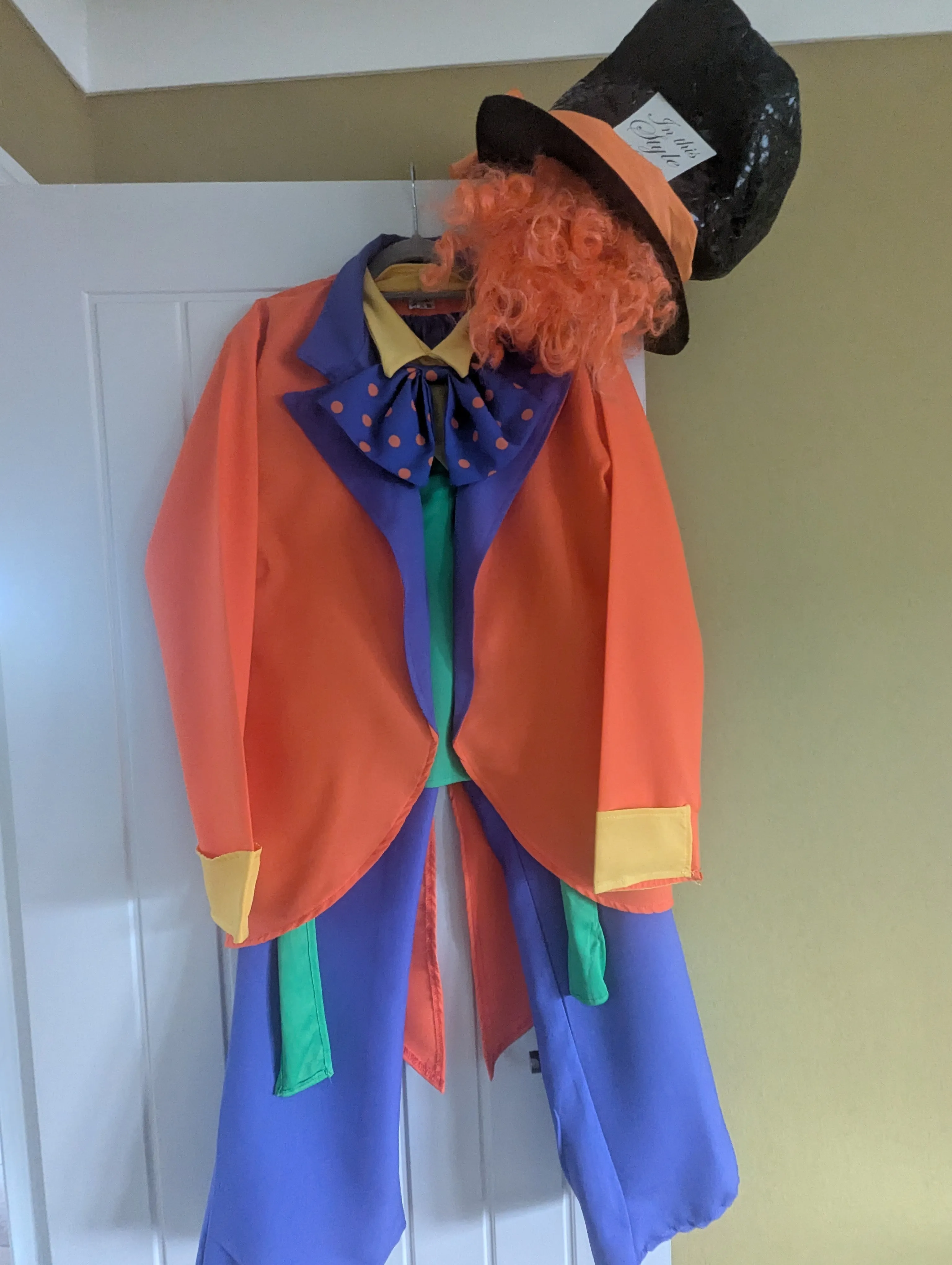 Alice in Wonderland - Mad Hatter, Jacket, top, trousers, hat
