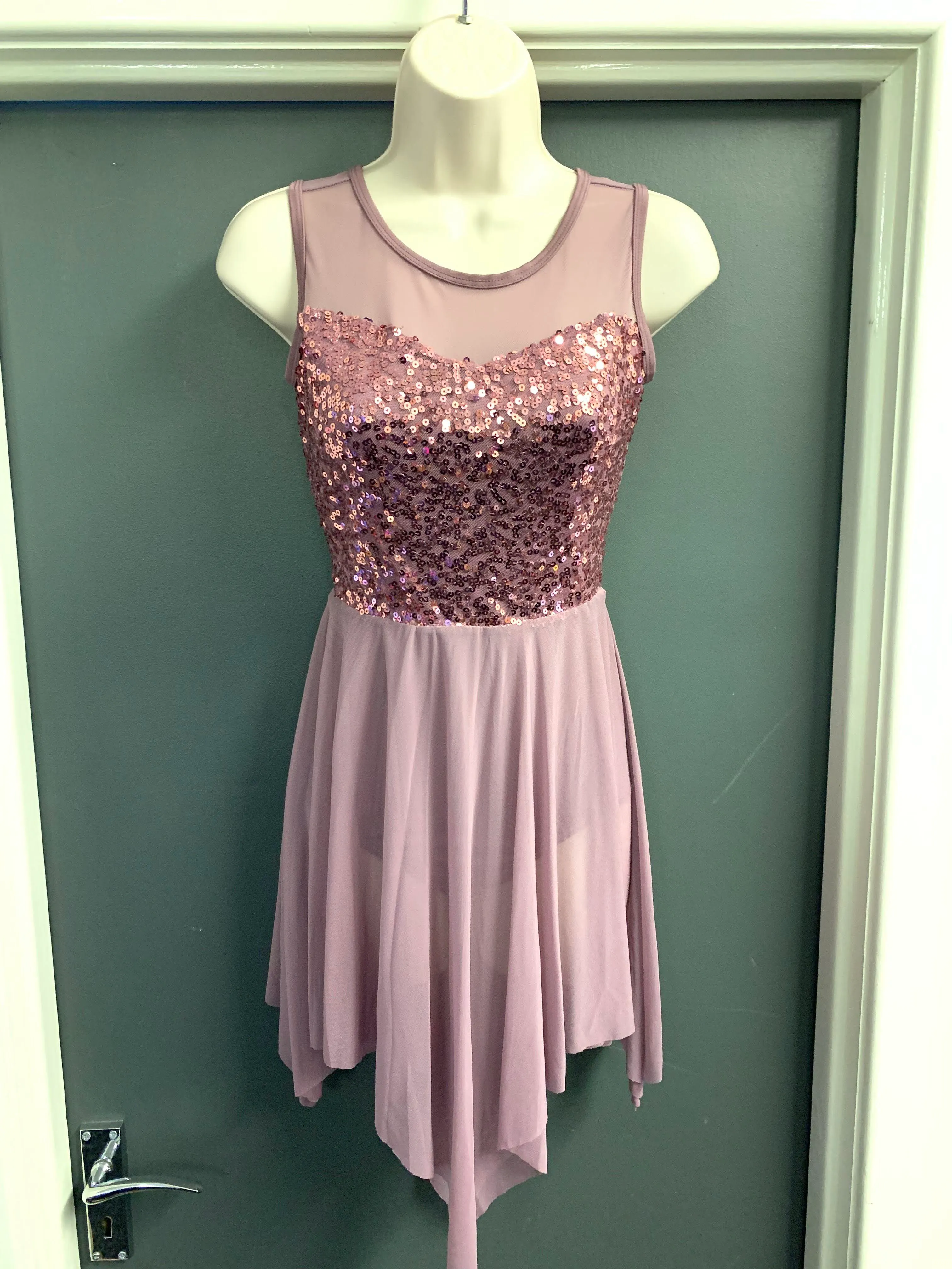 Mauve lyrical dress