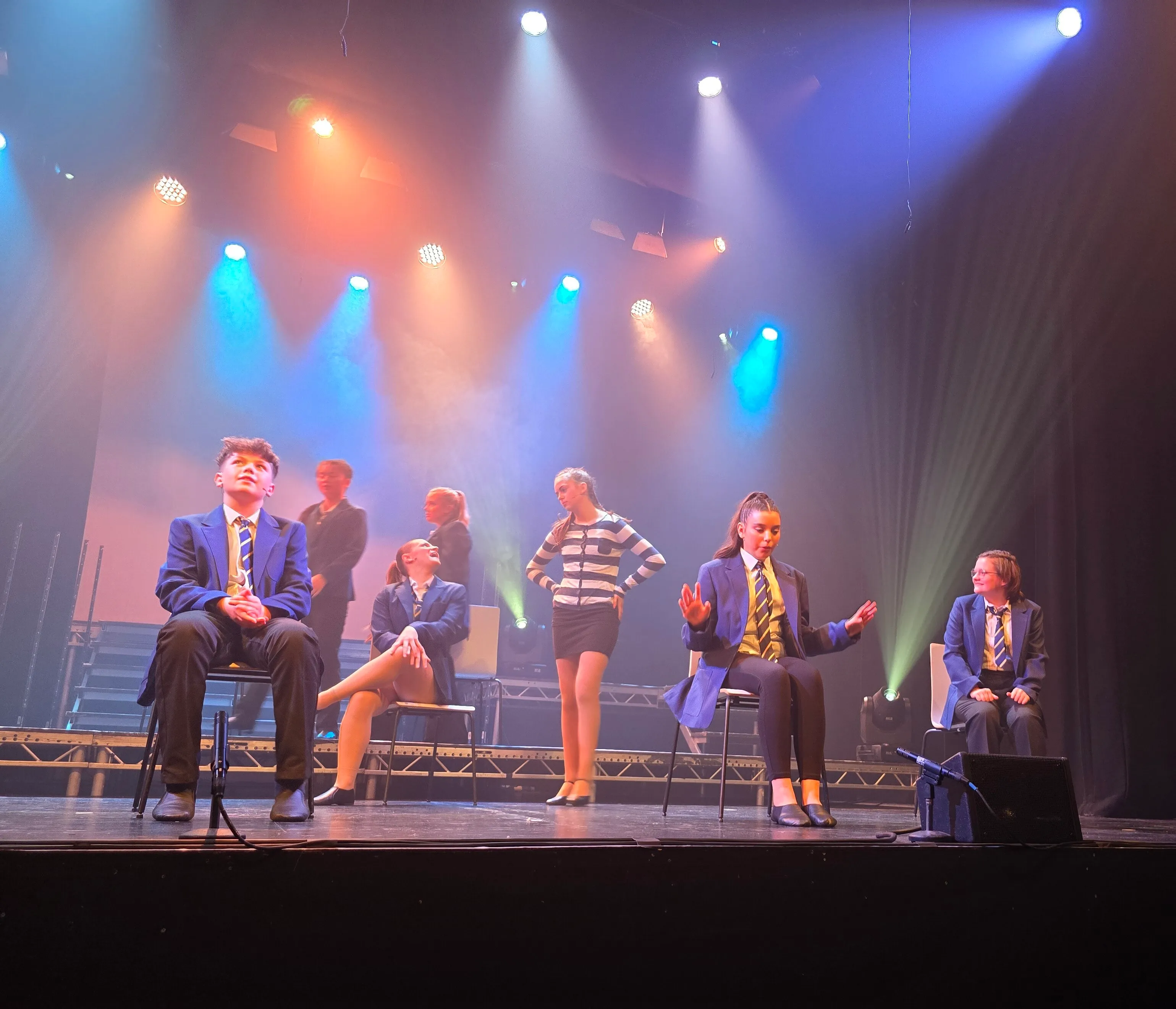 Blue blazers for Everybody's Talking About Jamie