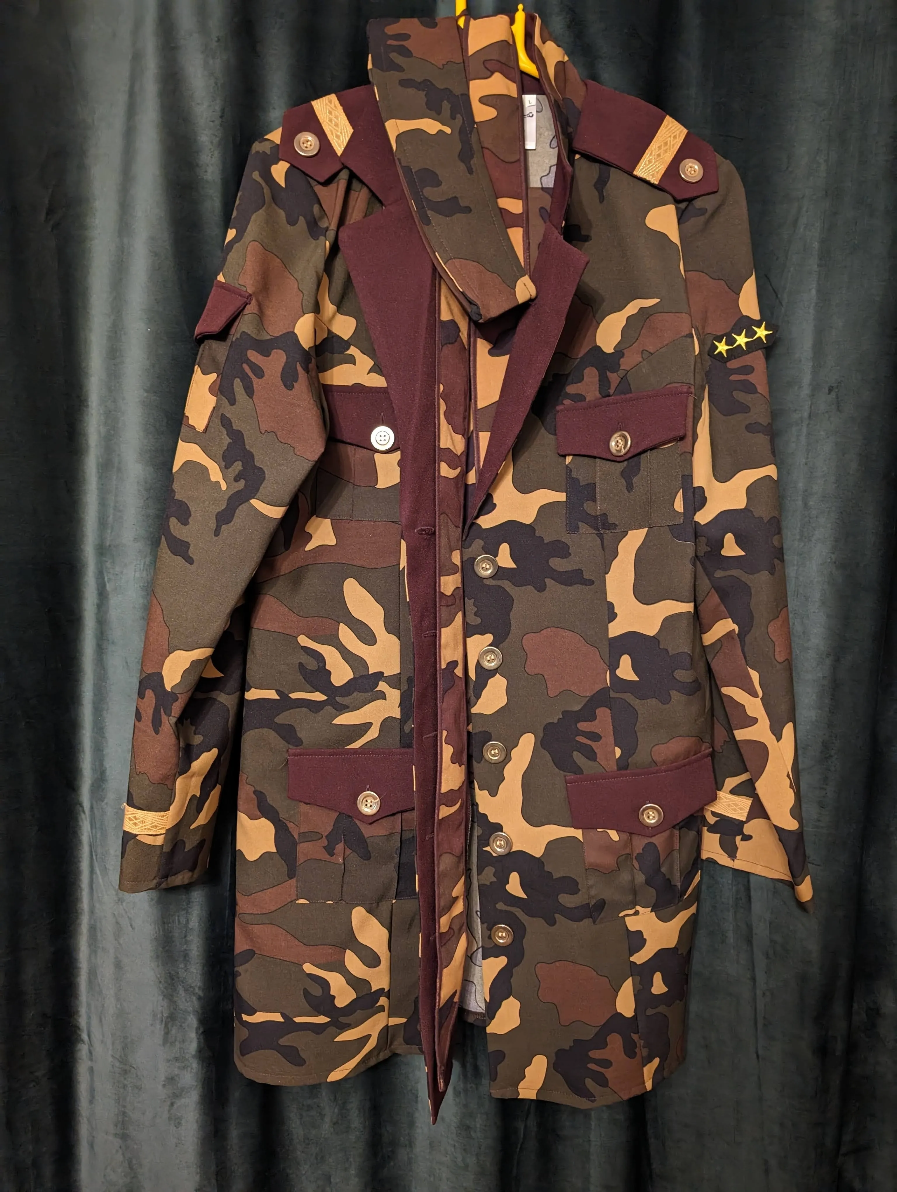 Mens camo army jacket
