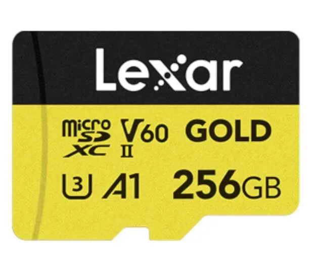 karta Lexar 256 GB microSDXC Professional GOLD UHS-II U3 V60