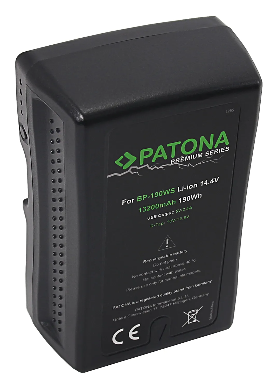 bateria V-Lock Patona Premium BP-190WS