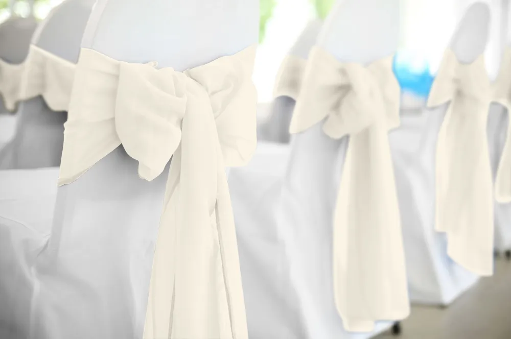 Ivory Polyester Sash
