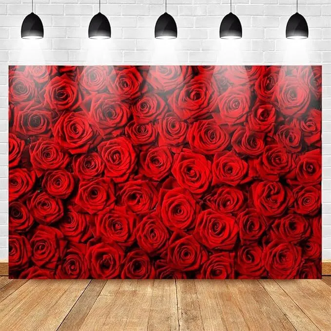 Red Rose Backdrop
