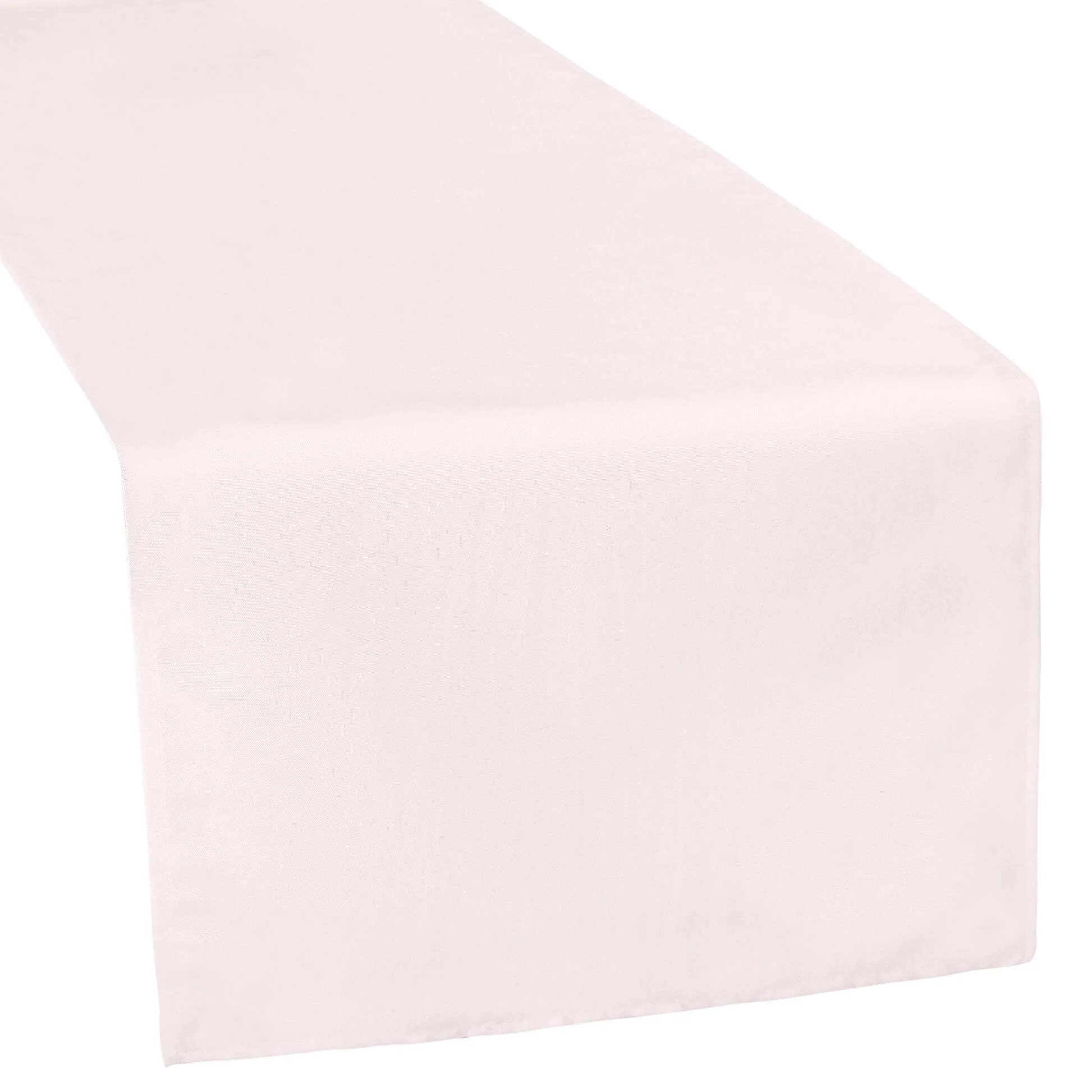 Pastel Pink Polyester Table Runner
