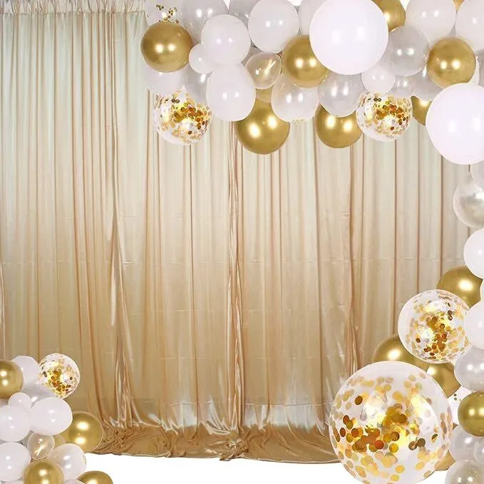 Gold Silk Curtains