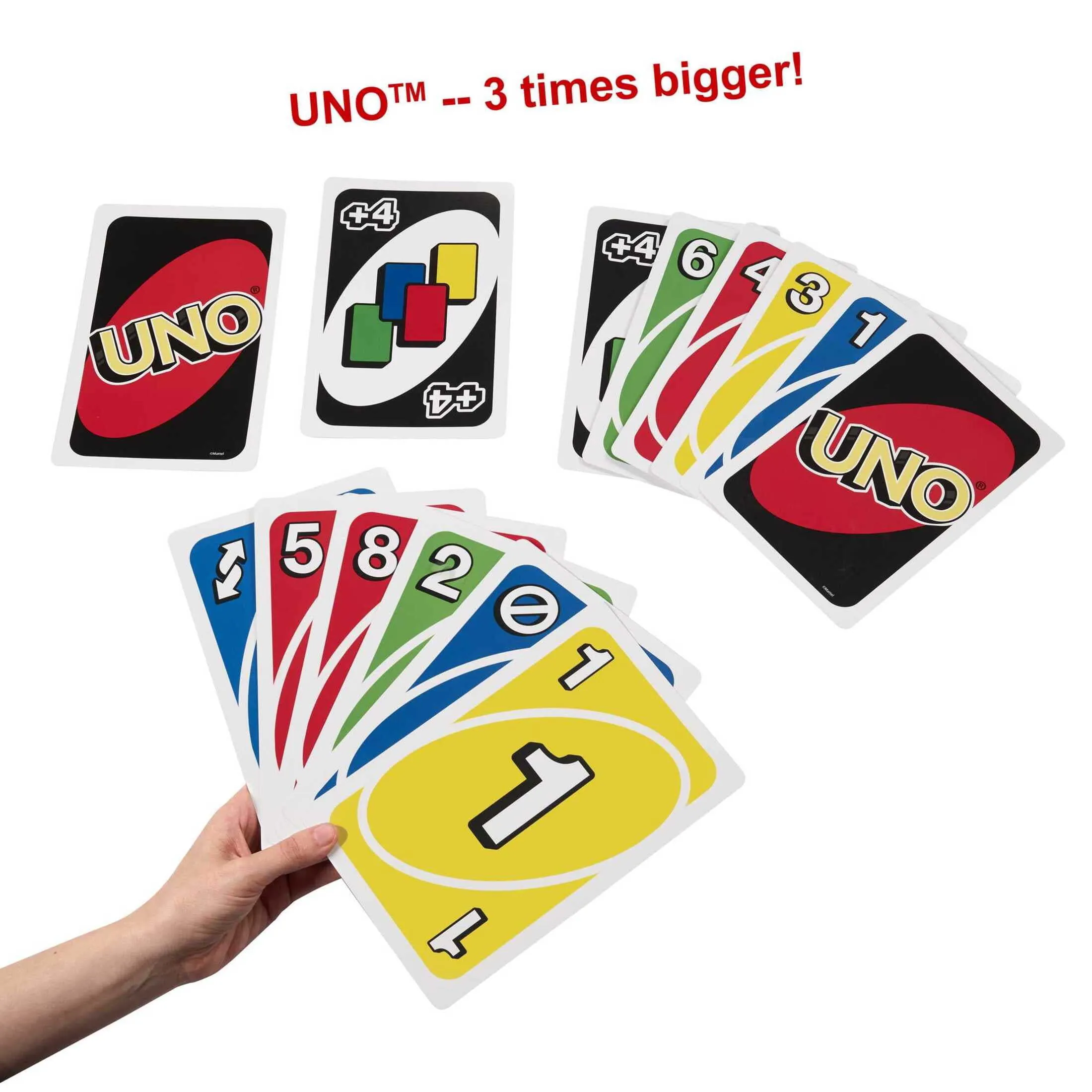 Jumbo Uno Cards