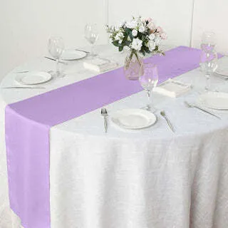Lavender Polyester Table Runner