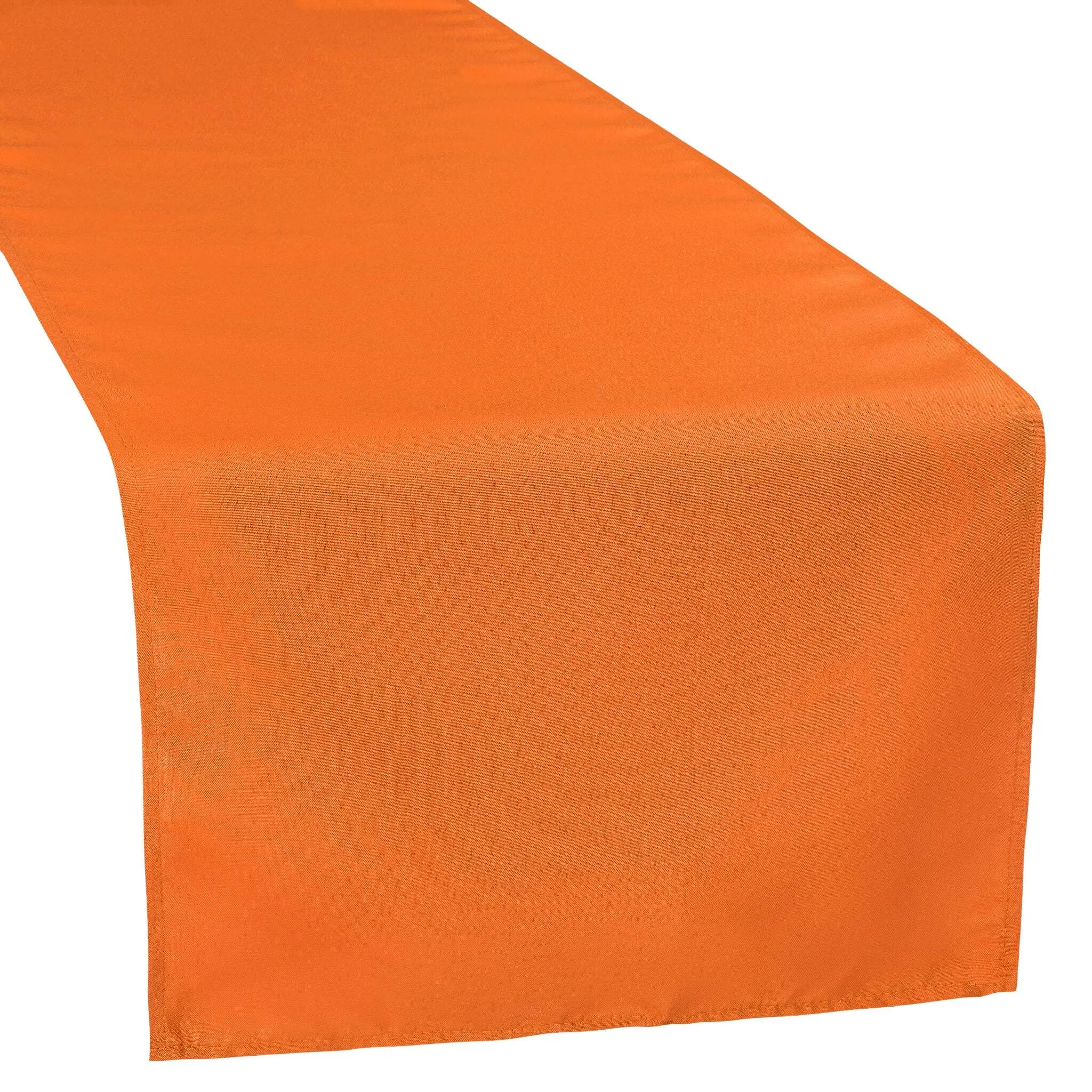 Burnt Orange Polyester Table Runner