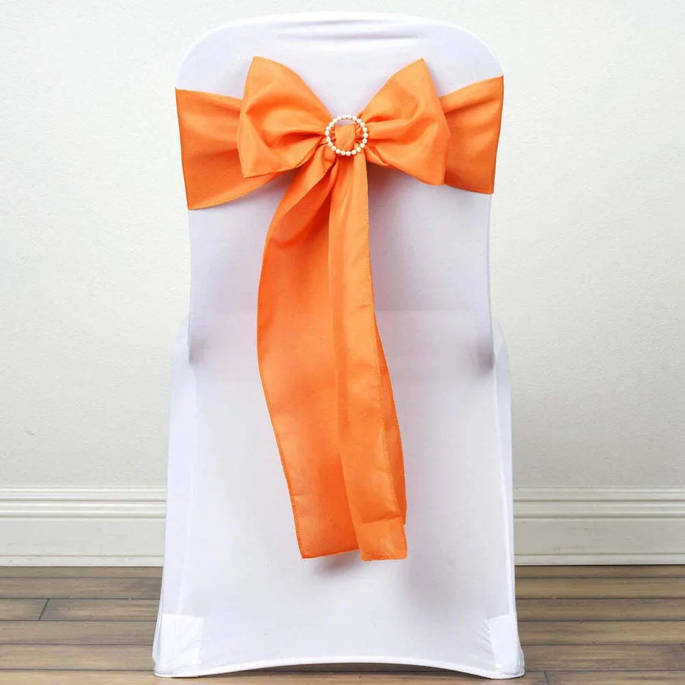 Orange Polyester Sash