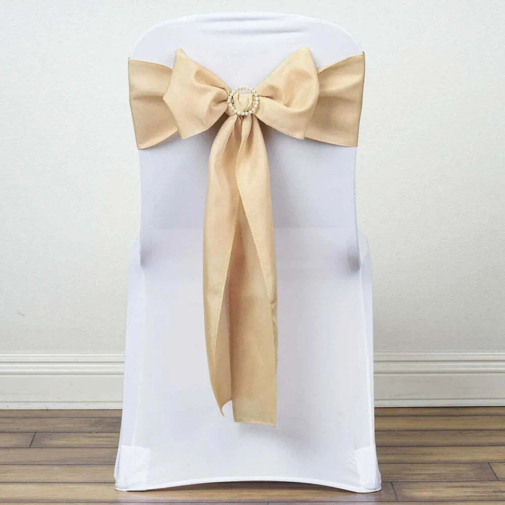 Champagne Polyester Sash