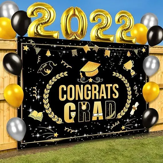 Congrats Grad Backdrop