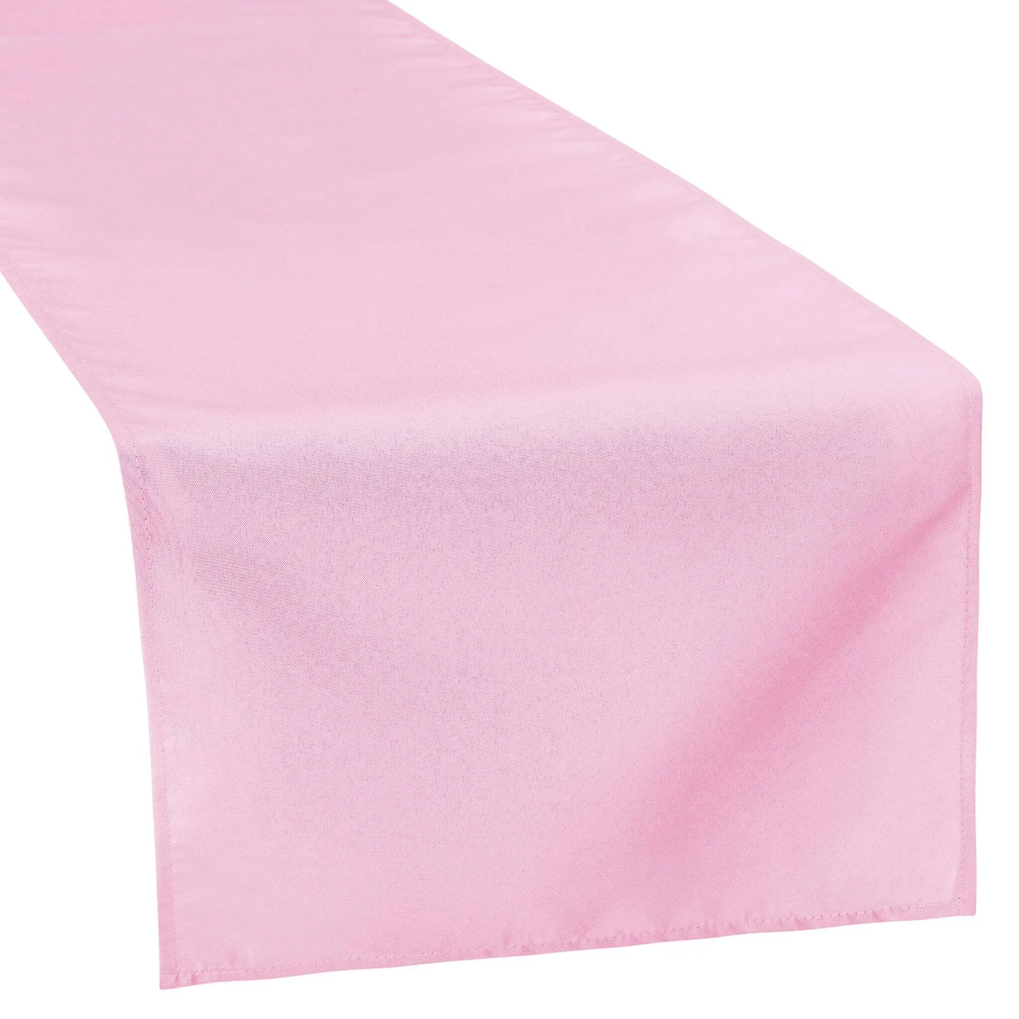 Pink Polyester Table Runner