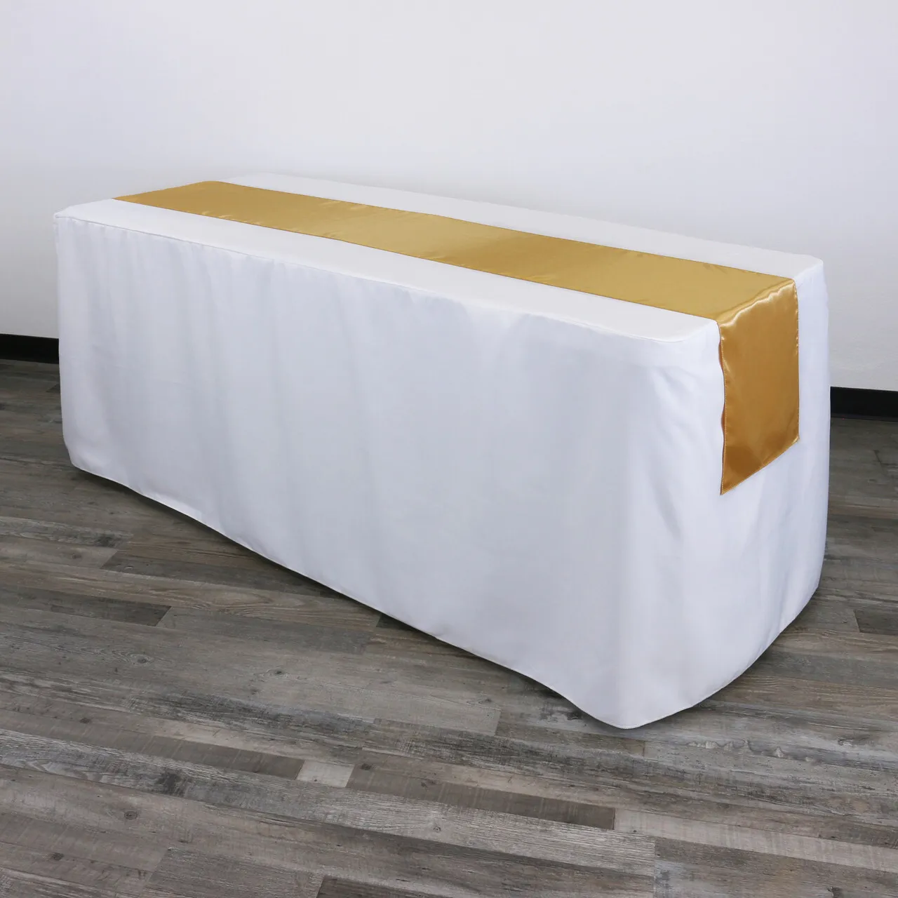 Gold Satin Table Runners
