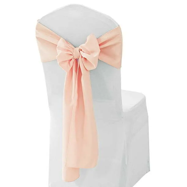Peach Polyester Sash