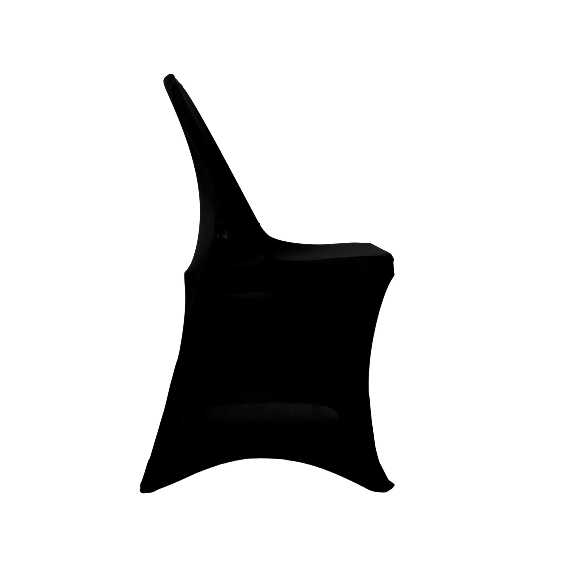 Black Folding Spandex Chair Covers