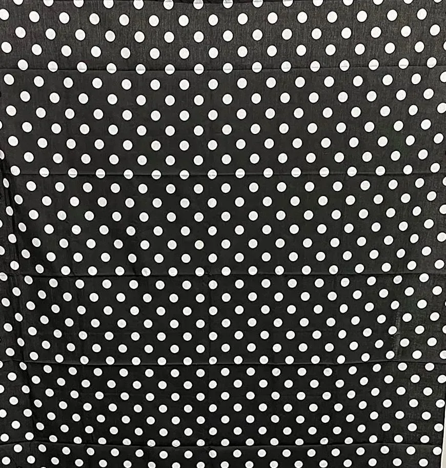 Black Polka Dot Backdrop