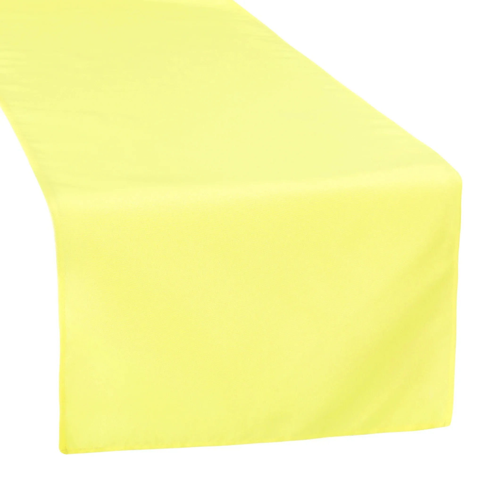 Yellow Polyester Table Runner