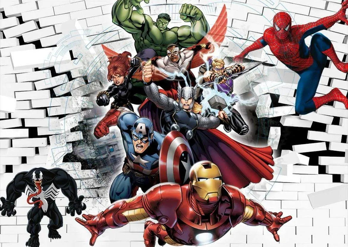 Super Hero Backdrop #1