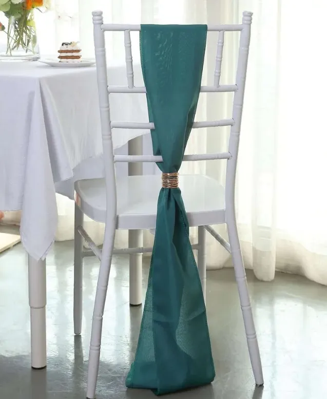 Teal Polyester Sash