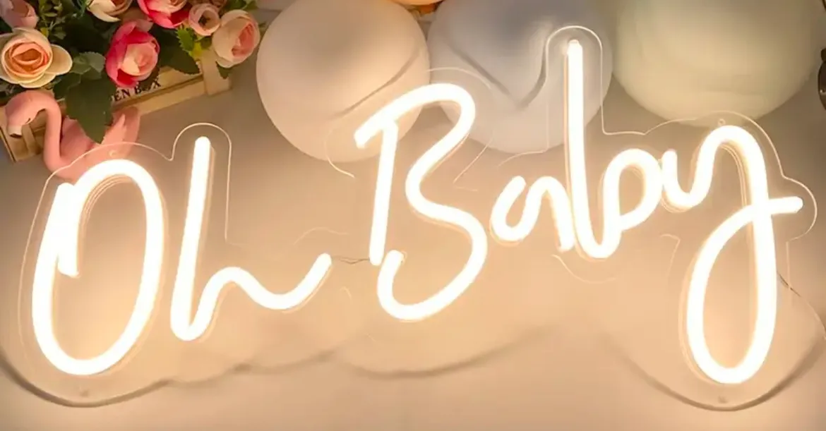 "Oh Baby" Neon Sign