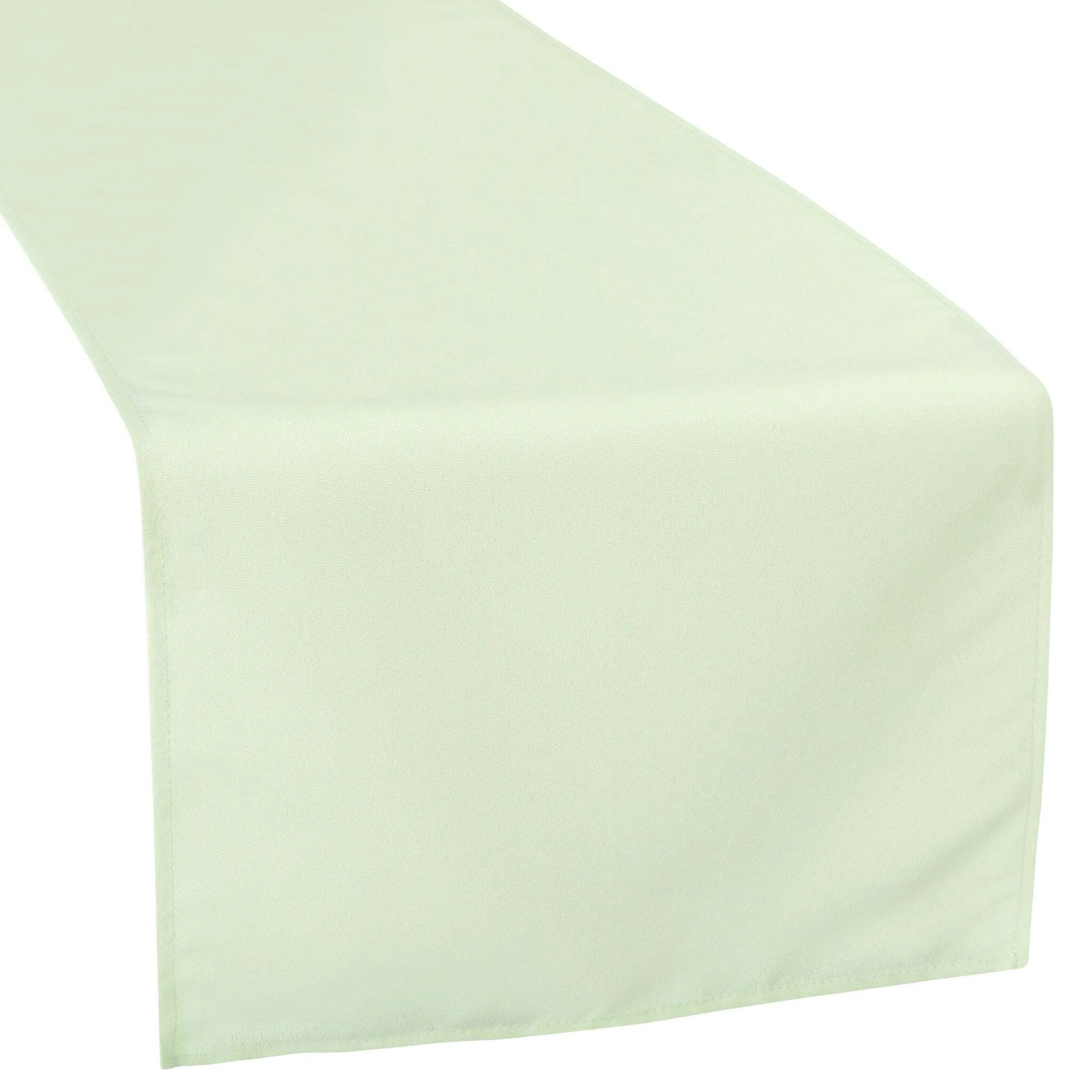Sage Green Polyester Table Runner
