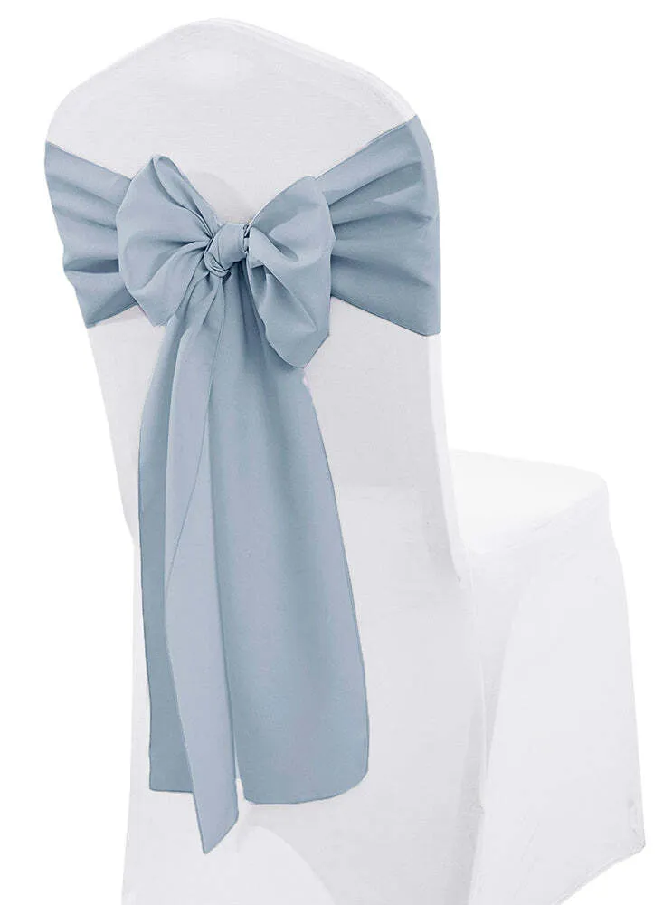 Dusty Blue Polyester Sash